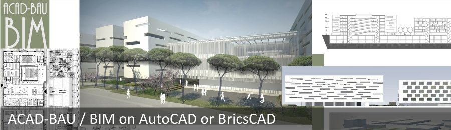 ACAD-BAU-BIM application-AutoCAD-BricsCAD