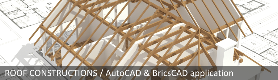 Roof Constructions for AutoCAD and BricsCAD